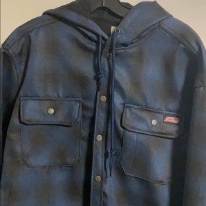 Dickies Blue and black checkered Dickies overshirt